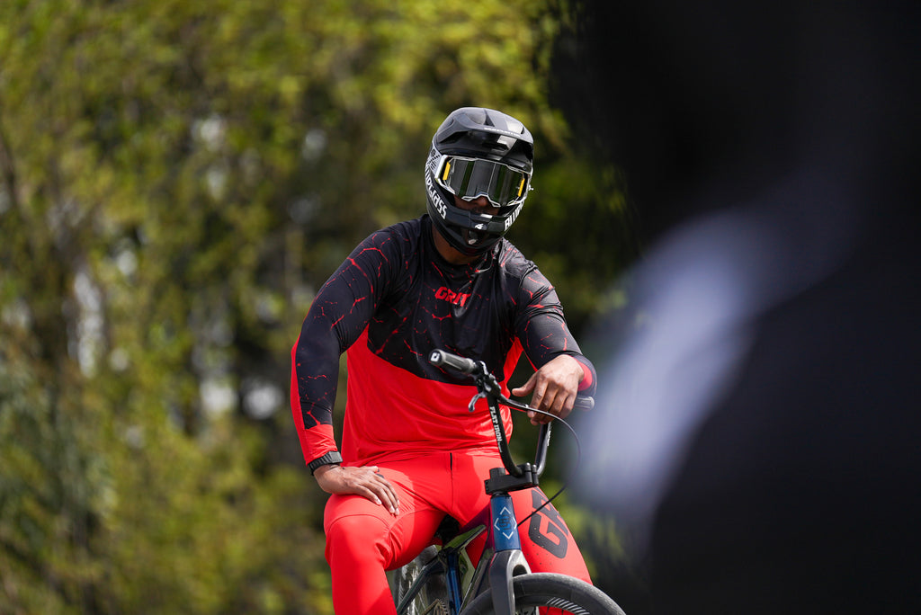 Tenue GRIT Fire - Maillot + Pantalon BMX/VTT