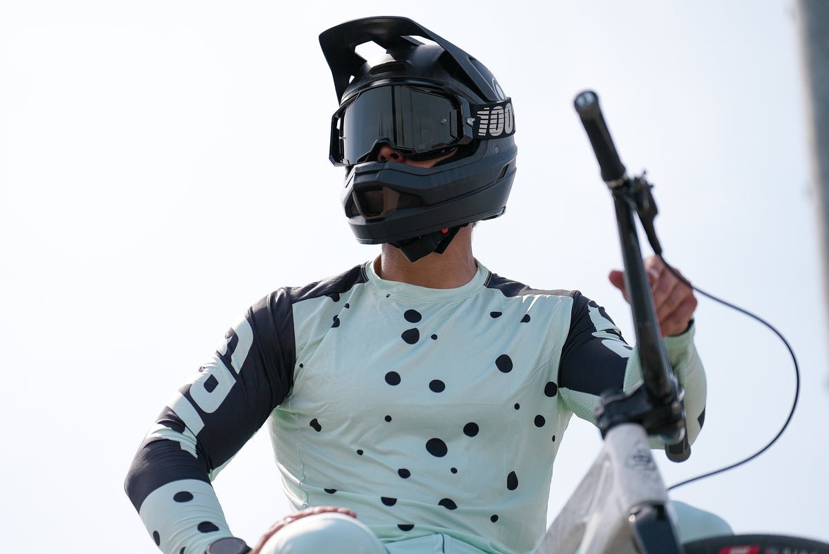Tenue GRIT Mint Dots - Maillot + Pantalon