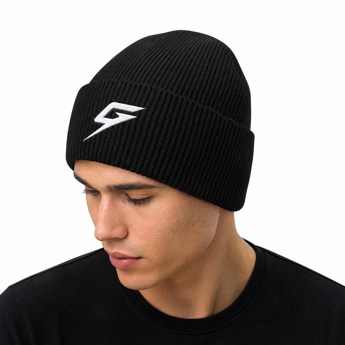Bonnet GRIT Logo Noir - vue de face
