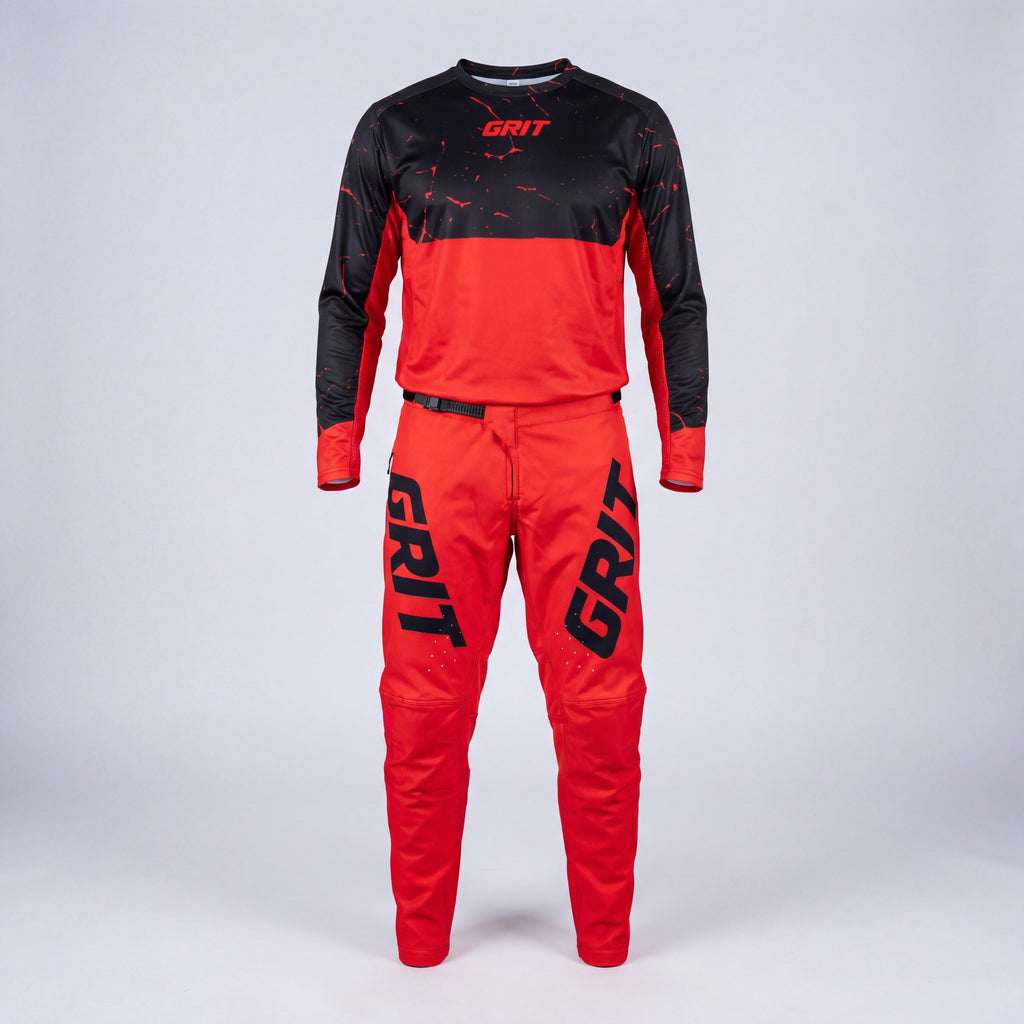 Tenue GRIT Fire - Rouge/Noir