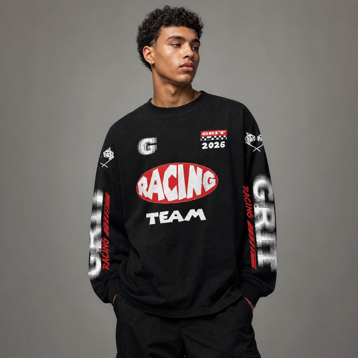 T-Shirt Manches Longues GRIT Racing Team